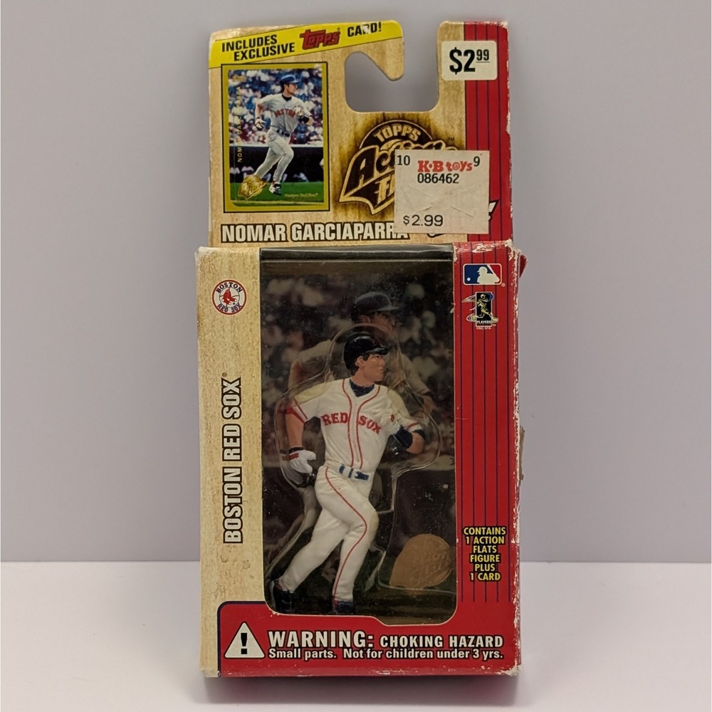 1999 Topps Baseball Action Flats & Card Nomar Garciaparra Hobby Edition